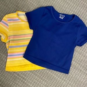 Ribbed urban outfitters shirts worn once!BUNDLE!